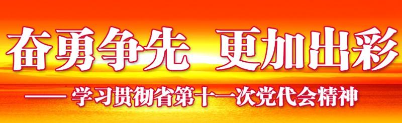 奮勇爭先，更加出彩——學(xué)習(xí)貫徹省第十一次黨代會精神